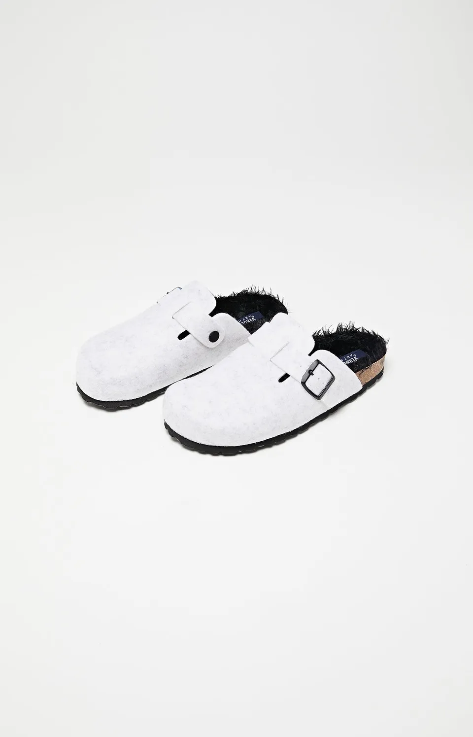 arthur-bob-uni-sabots-femme-cru-laine-confort image 1