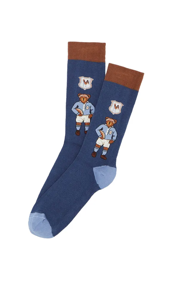 arthur-bob-teddy-rugby-chaussettes-homme-bleu-40-46 image 1