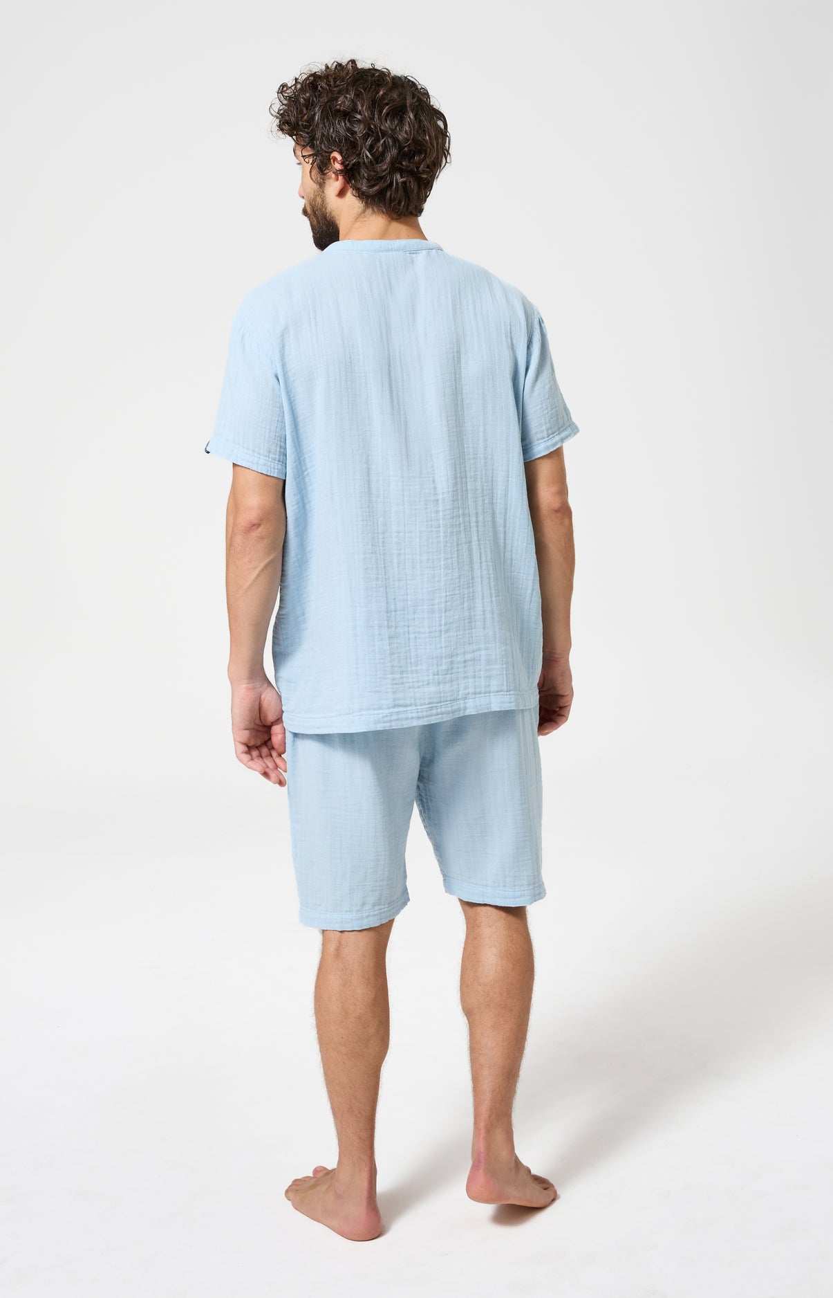 arthur-bob-brume-d-t-pyjashort-homme-ciel-gaze-coton image 5