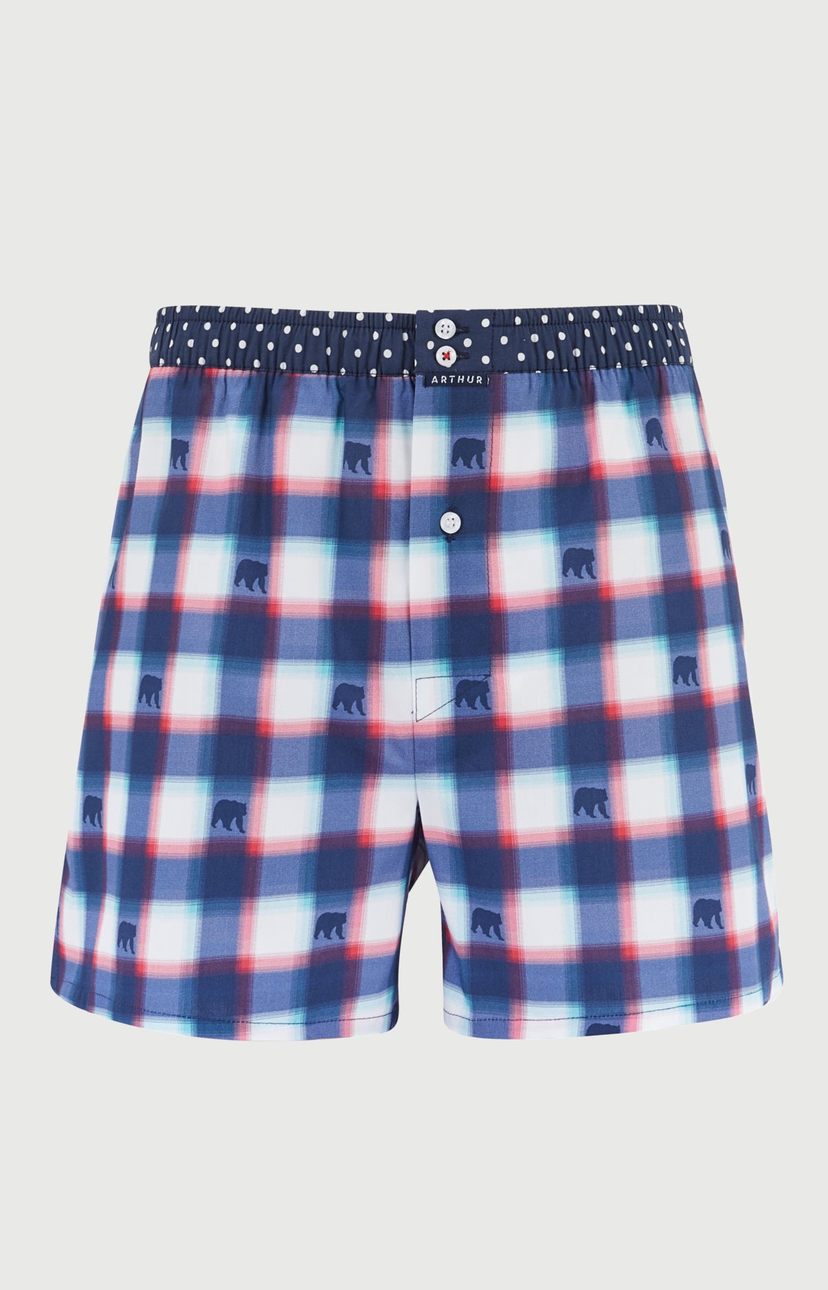 arthur-le-club-1178-cale-on-multicolore-coton-bio image 3