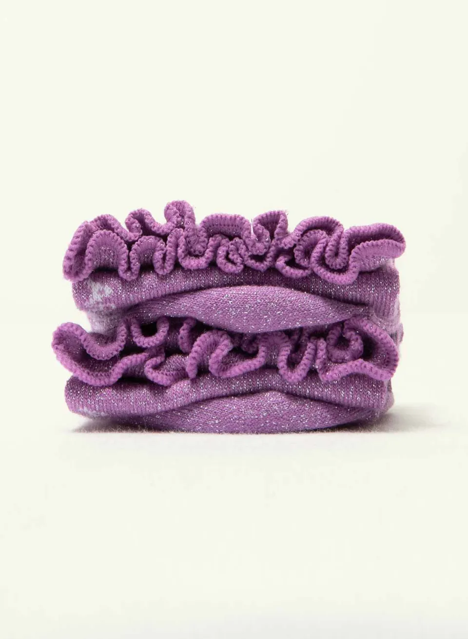 archiduchesse-fantaisie-collerettes-lilas-p-tillante-chaussettes-36-41-lurex image 1