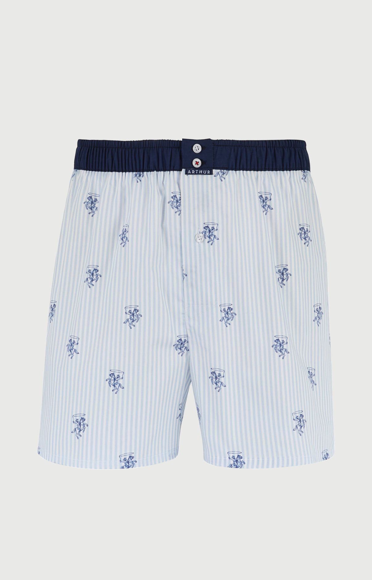 arthur-le-club-n-1236-cale-on-homme-bleu-rayures image 3