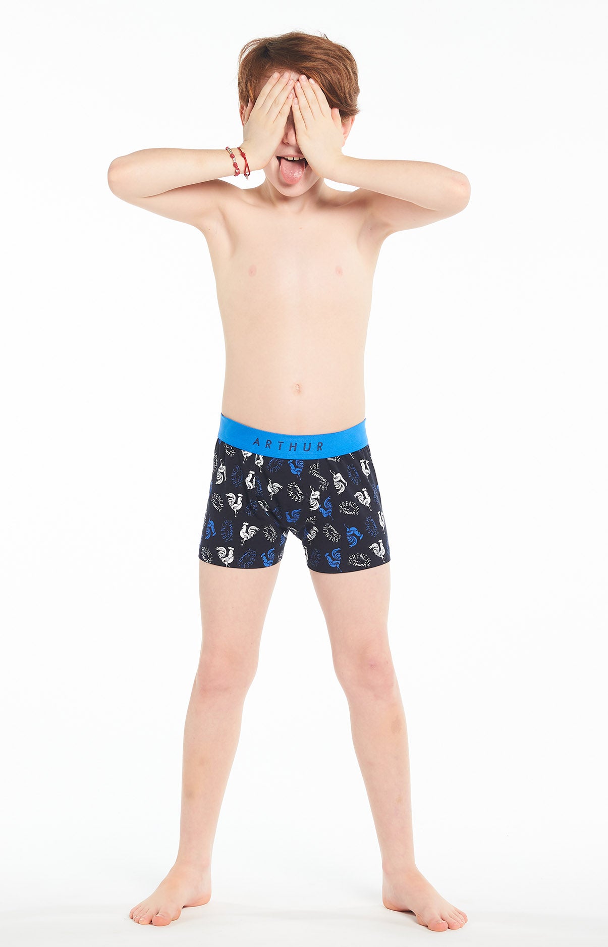 arthur-bob-coq-boxer-enfant-coton-bio-noir image 4
