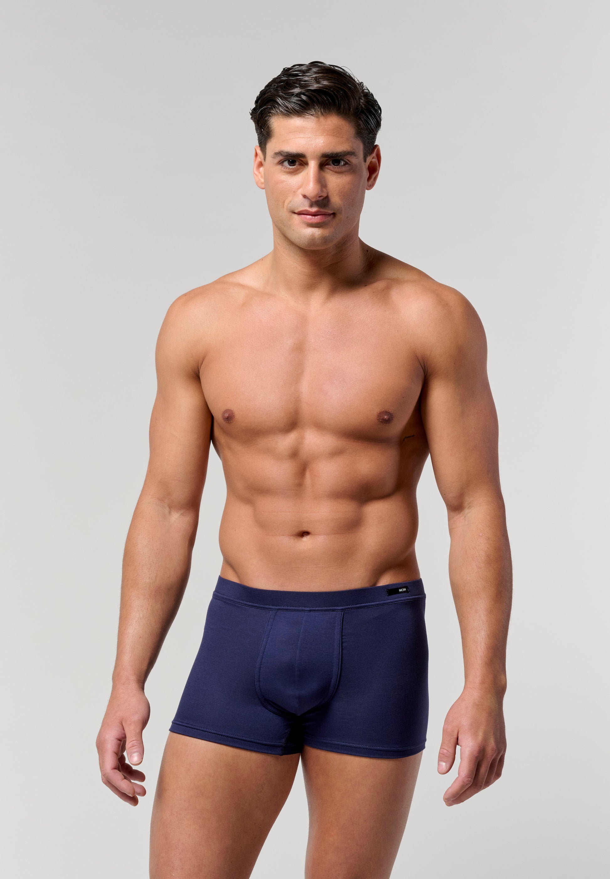 hom-tencel-soft-comfort-boxer-homme-bleu-marine-lyocell image 2