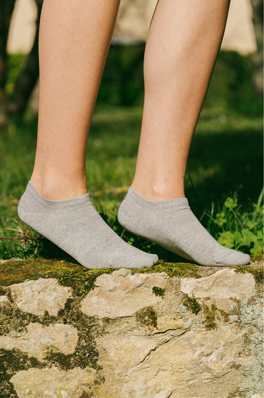 p-trone-chaussettes-lin-coton-socquettes-blanc-39-42-respirant image 7