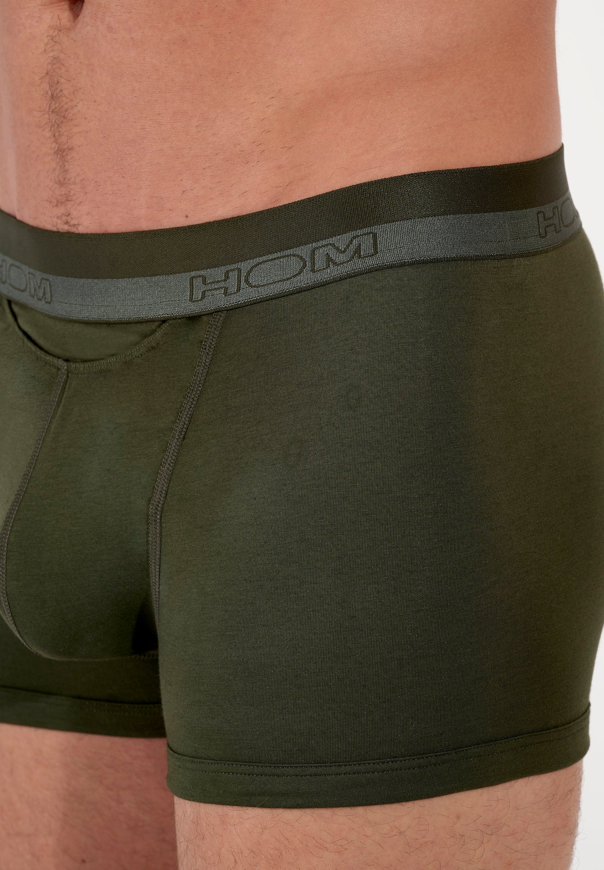 hom-ho1-359520-4000dk-boxer-homme-kaki-modal-ouverture image 5