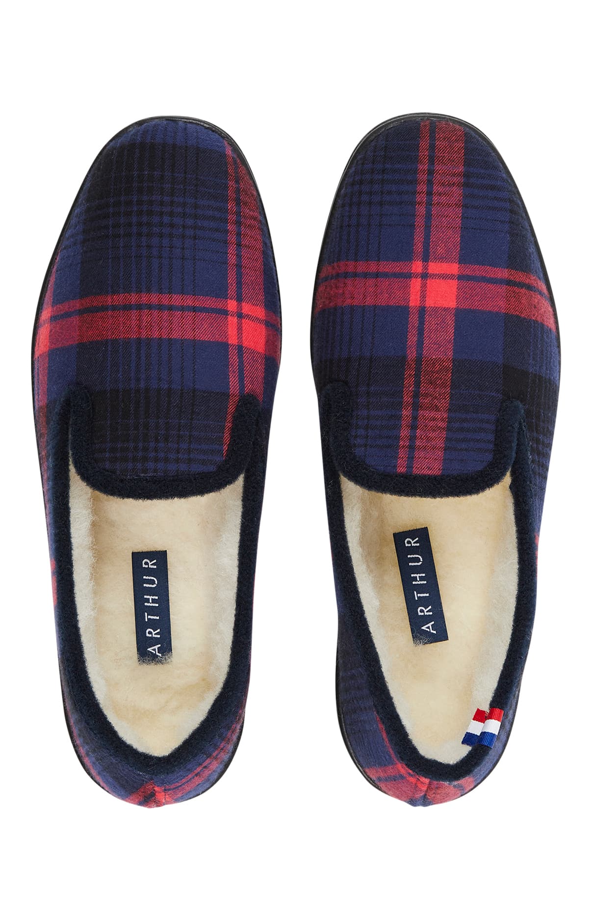 arthur-bob-charentaises-yale-chaussons-marine-laine-france image 3