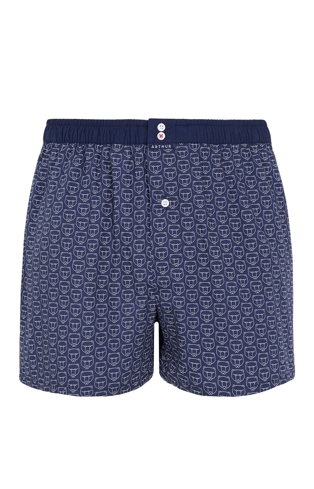 arthur-le-club-008-cale-on-coton-bio-marine-ours-blanc image 3