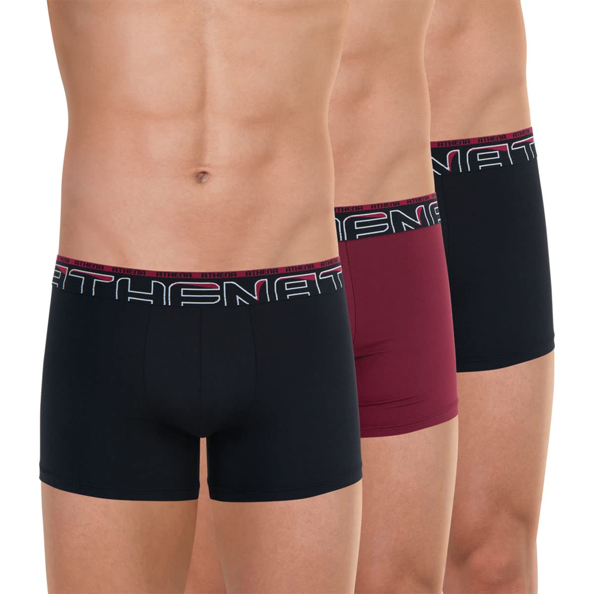 athena-720-stretch-micro-boxer-homme-x3-noir-taille-m image 5