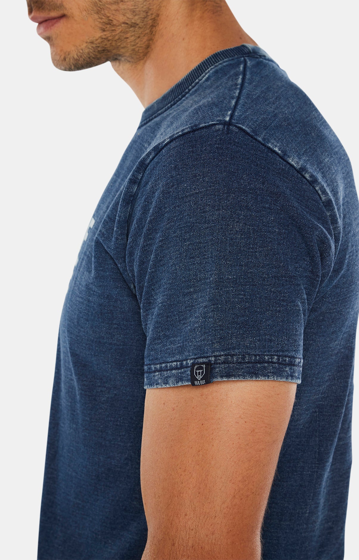arthur-bob-out-of-office-tee-shirt-denim-coton-bio-col-rond image 5