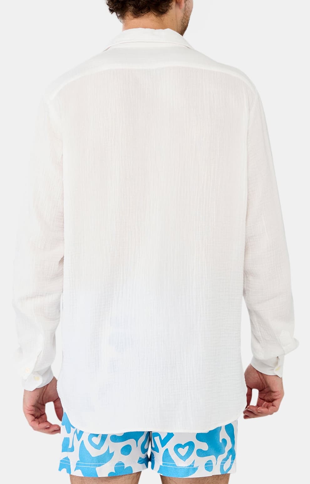 arthur-bob-chemise-gaze-coton-blanc-manches-longues image 6