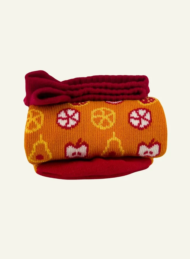 archiduchesse-socquette-jus-de-chaussettes-socquettes-orange-36-41 image 1