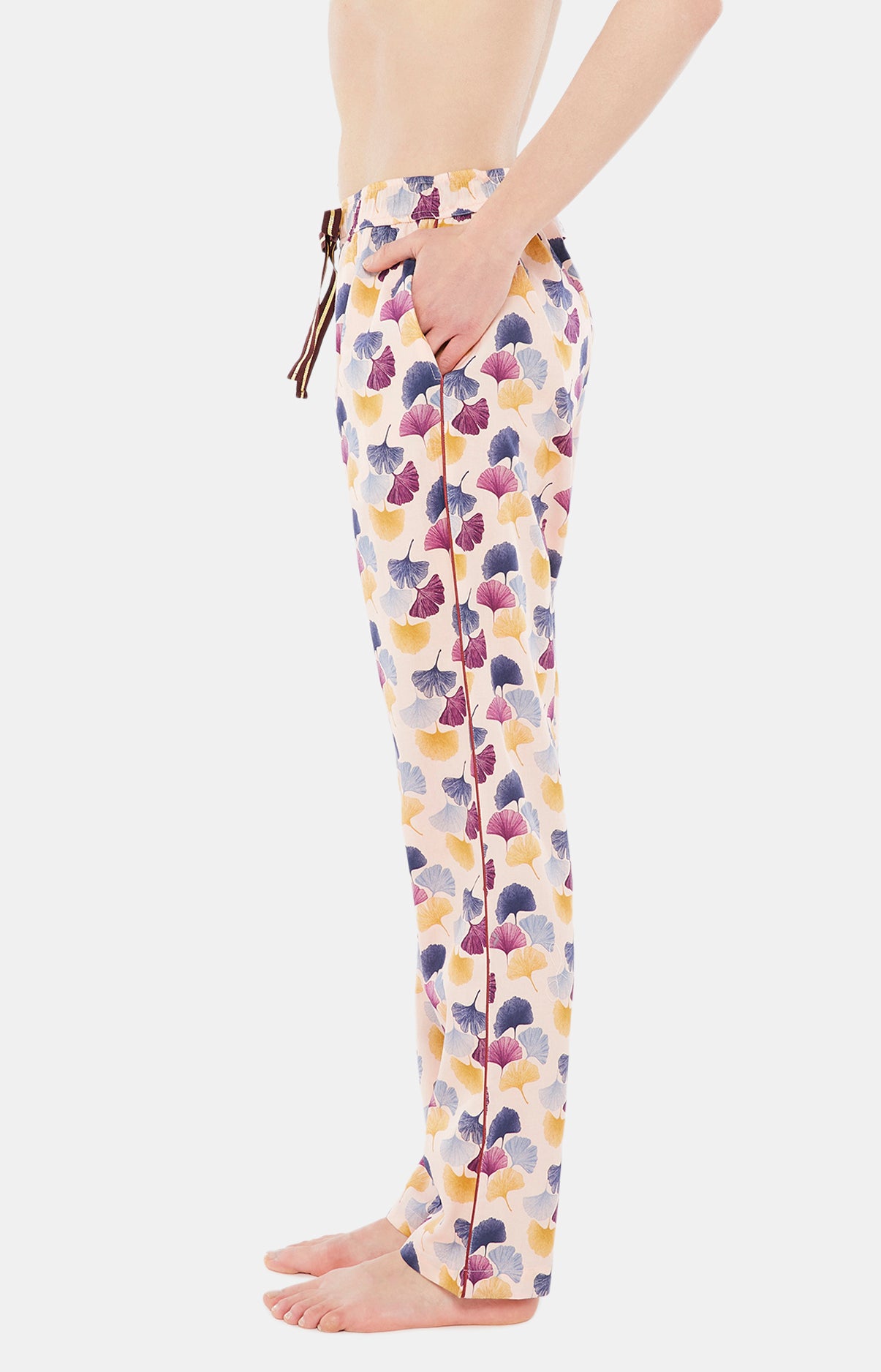 arthur-bob-ginko-pantalon-pyjama-satin-multicolore image 3