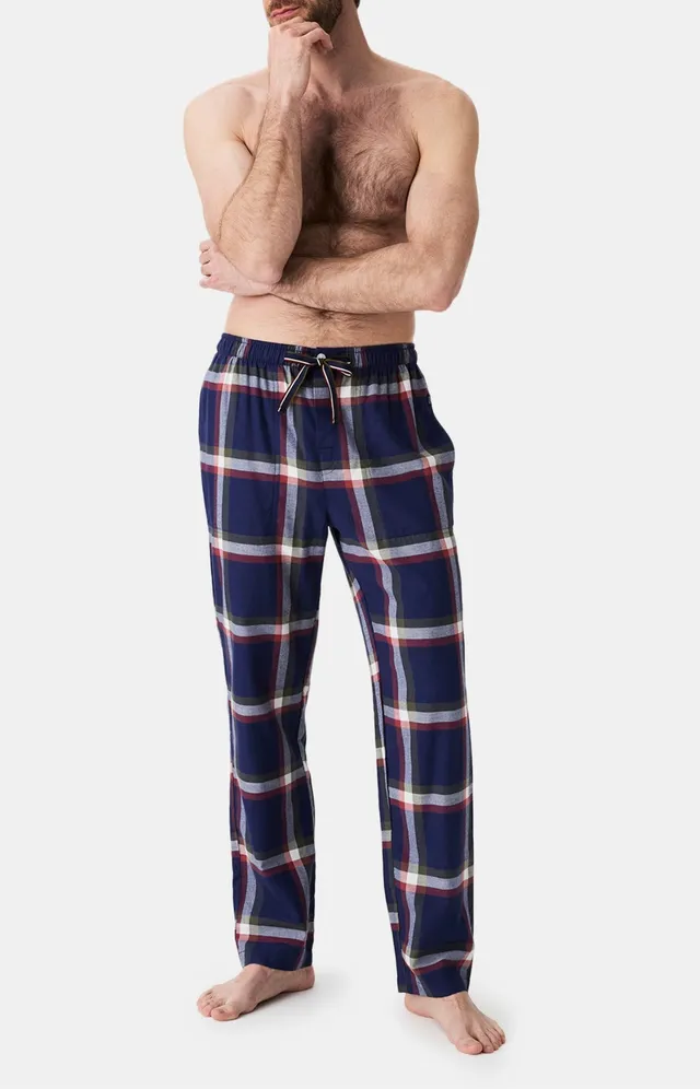 arthur-bob-luka-pantalon-pyjama-homme-marine-flanelle image 1