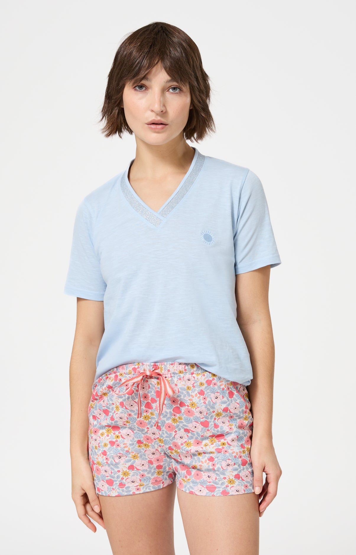 arthur-bob-nina-short-pyjama-femme-coton-bio image 1