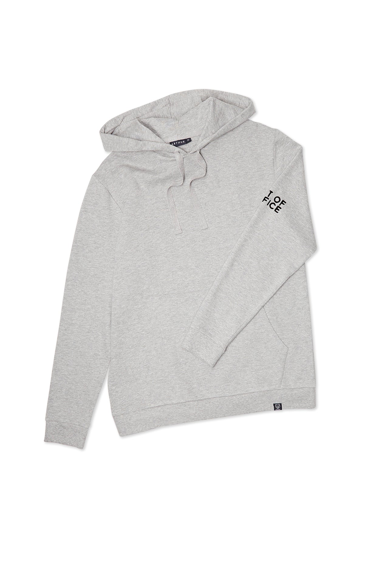arthur-bob-sweat-capuche-gris-coton-bio-haut-de-pyjama image 3