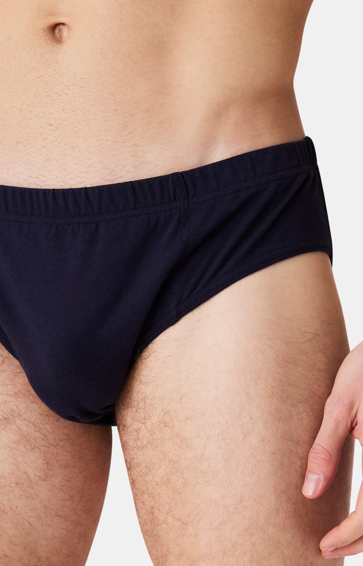 arthur-le-club-slip-coton-bio-marine-abysse-homme image 2