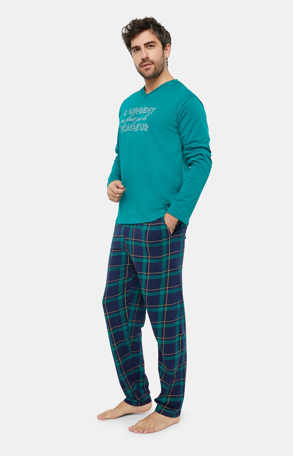 arthur-bob-benjamin-pyjama-homme-marine-coton image 2