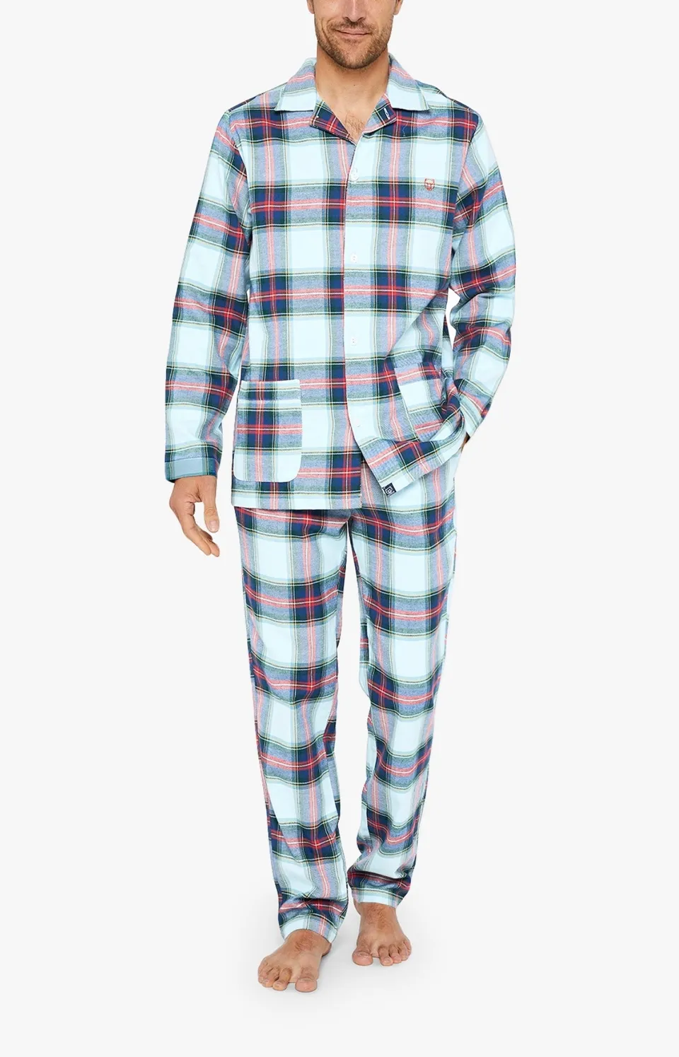 arthur-bob-pyjama-logan-glace-flanelle-carreaux image 1