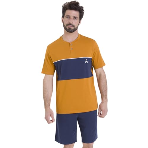 athena-easy-coton-pyjama-court-homme-coton-bio-taille-m image 6