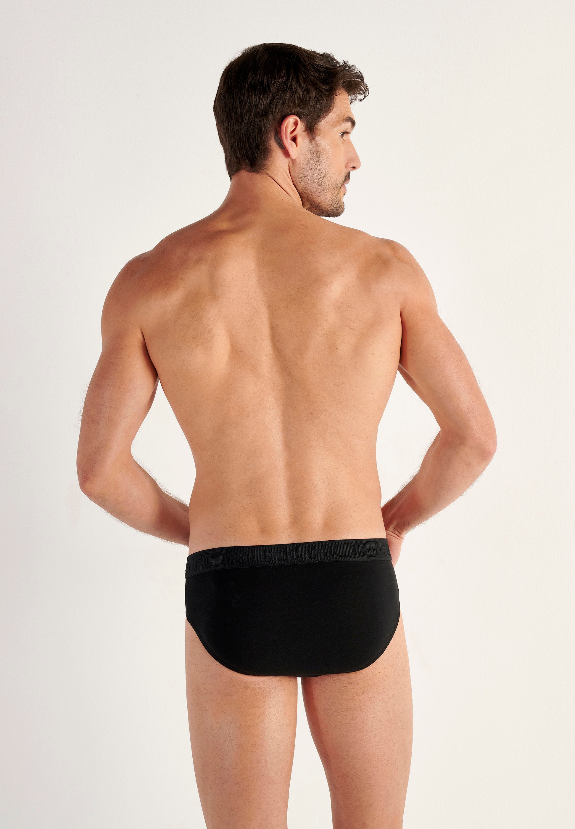 hom-ho1-tom-2-mini-slips-homme-lot-2-noir-coton image 7