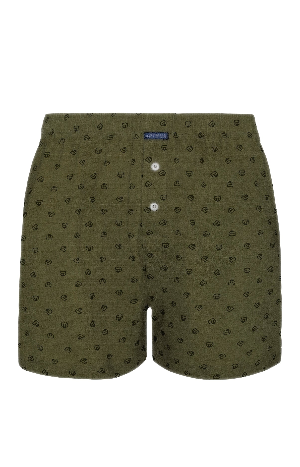 arthur-le-club-cale-on-de-nuit-logo-kaki-coton-bio image 3