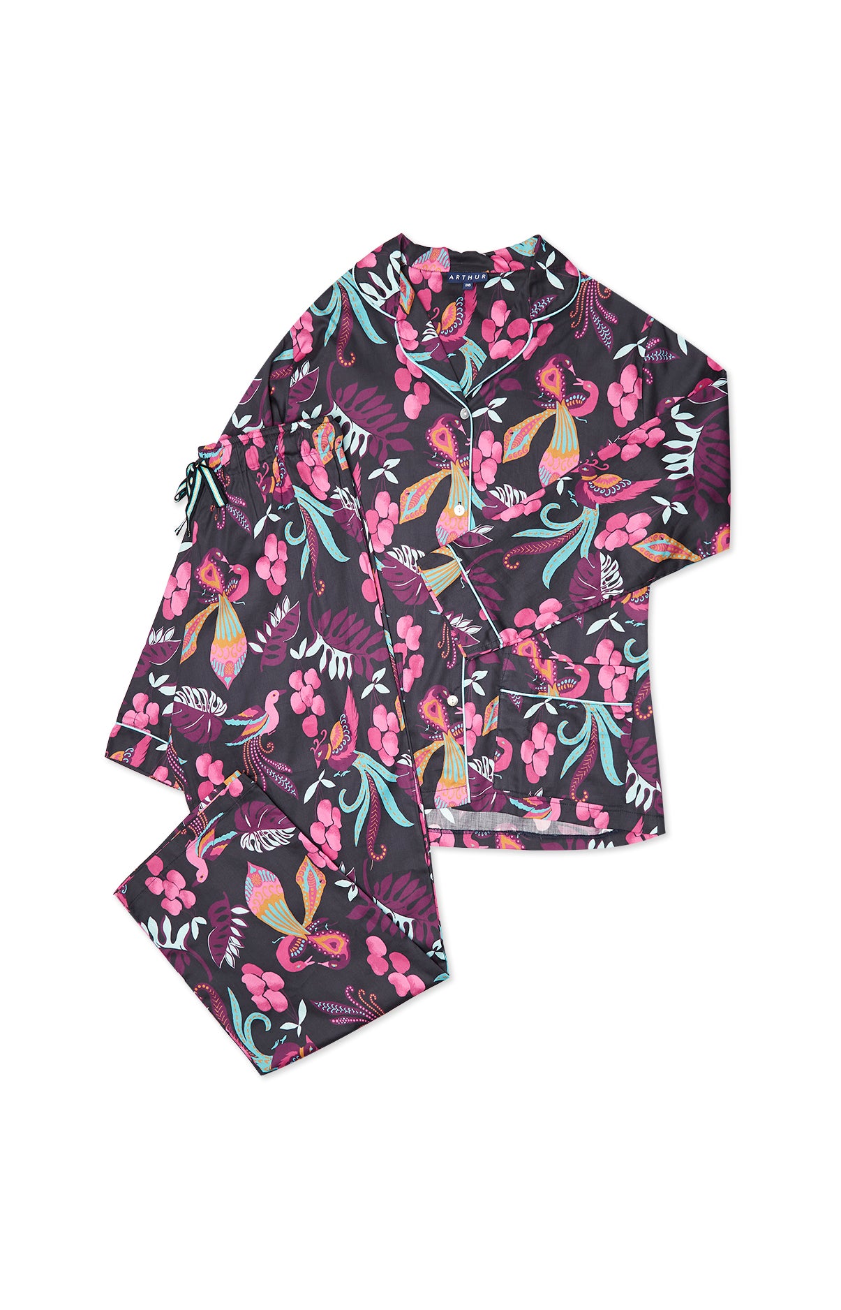 arthur-bob-paradis-pyjama-multicolore-coton-bio image 3