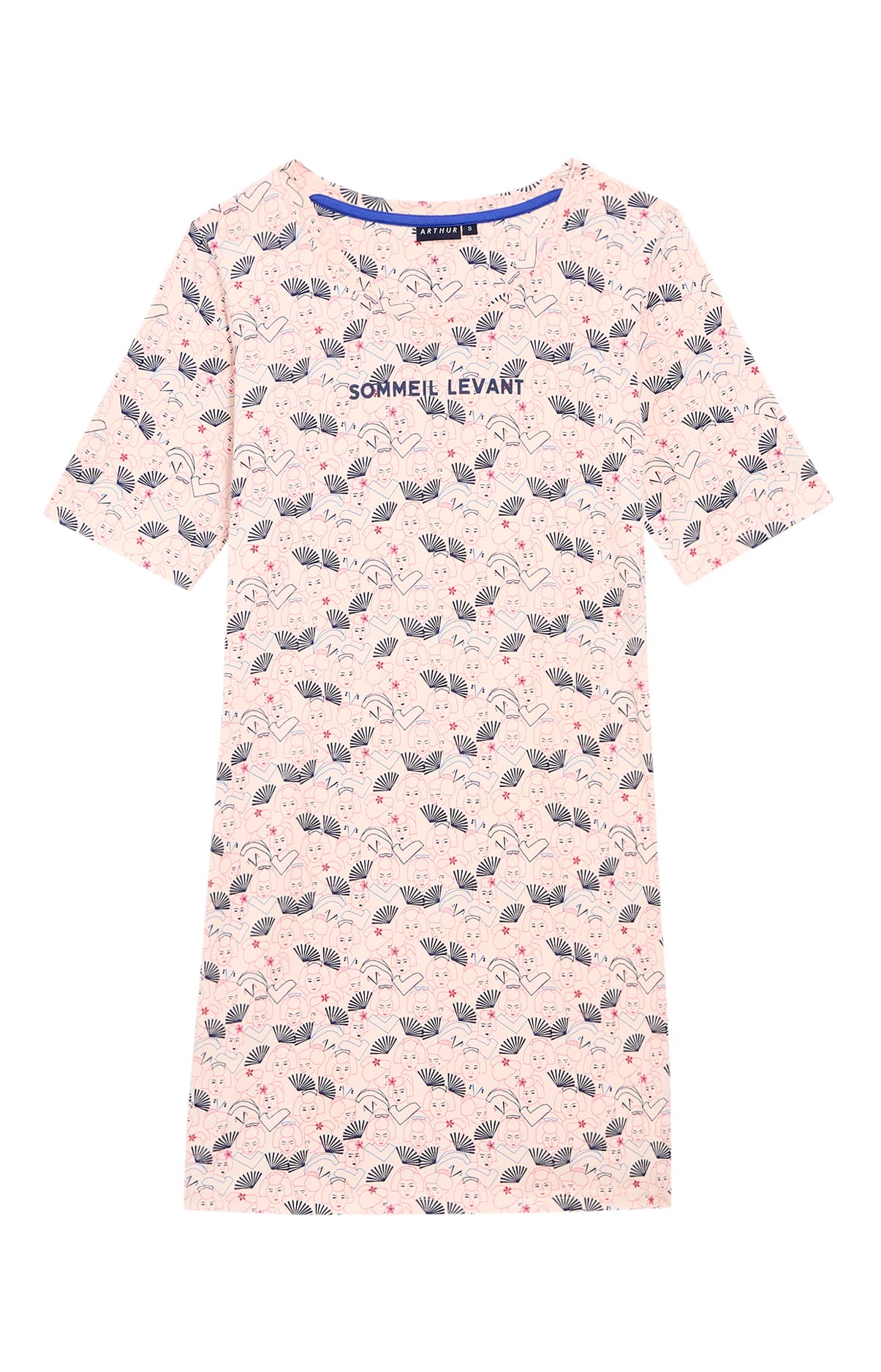 arthur-bob-sommeil-levant-chemise-nuit-poudre image 3