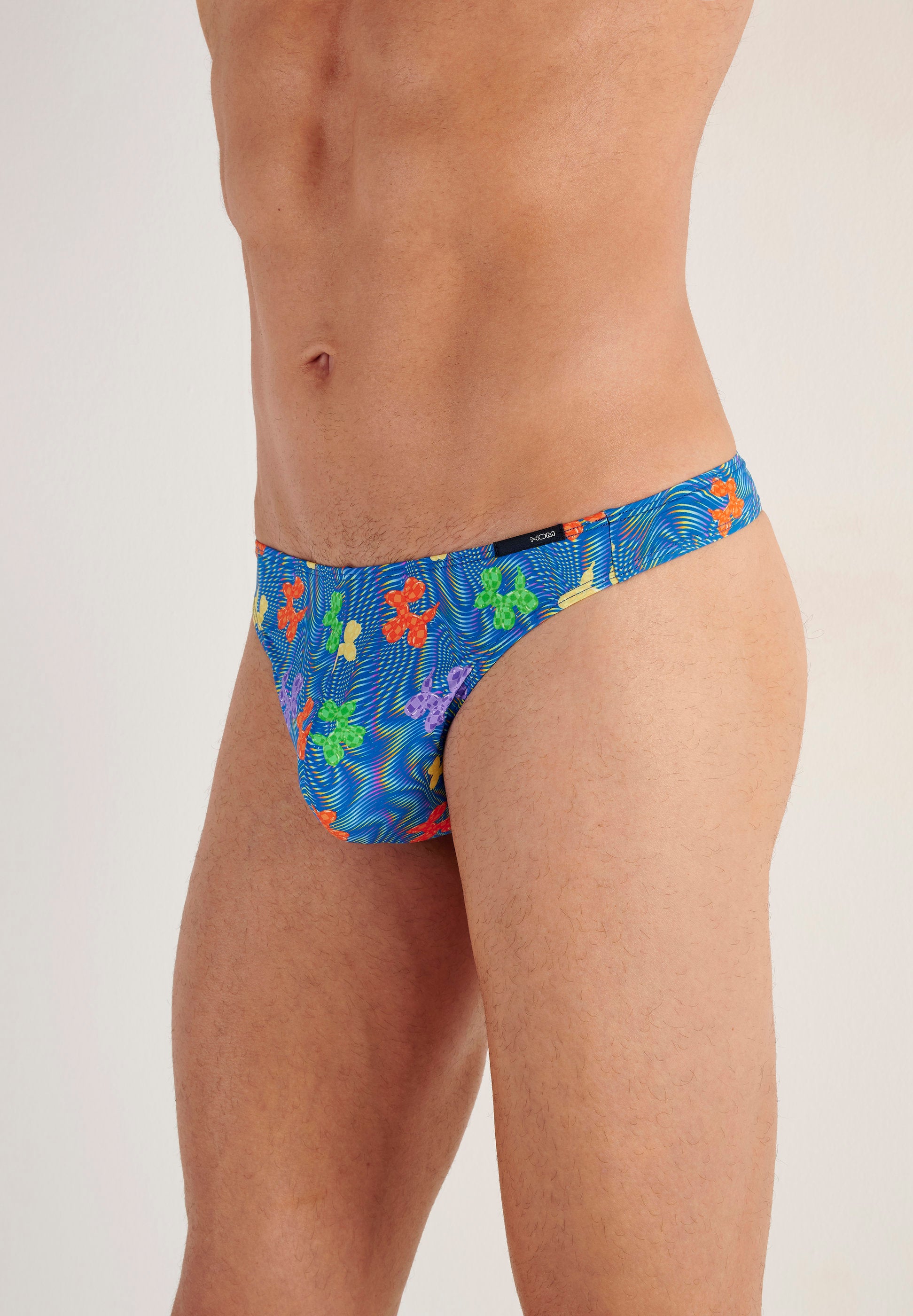hom-funky-styles-string-homme-m-bleu-imprim-microfibre image 5