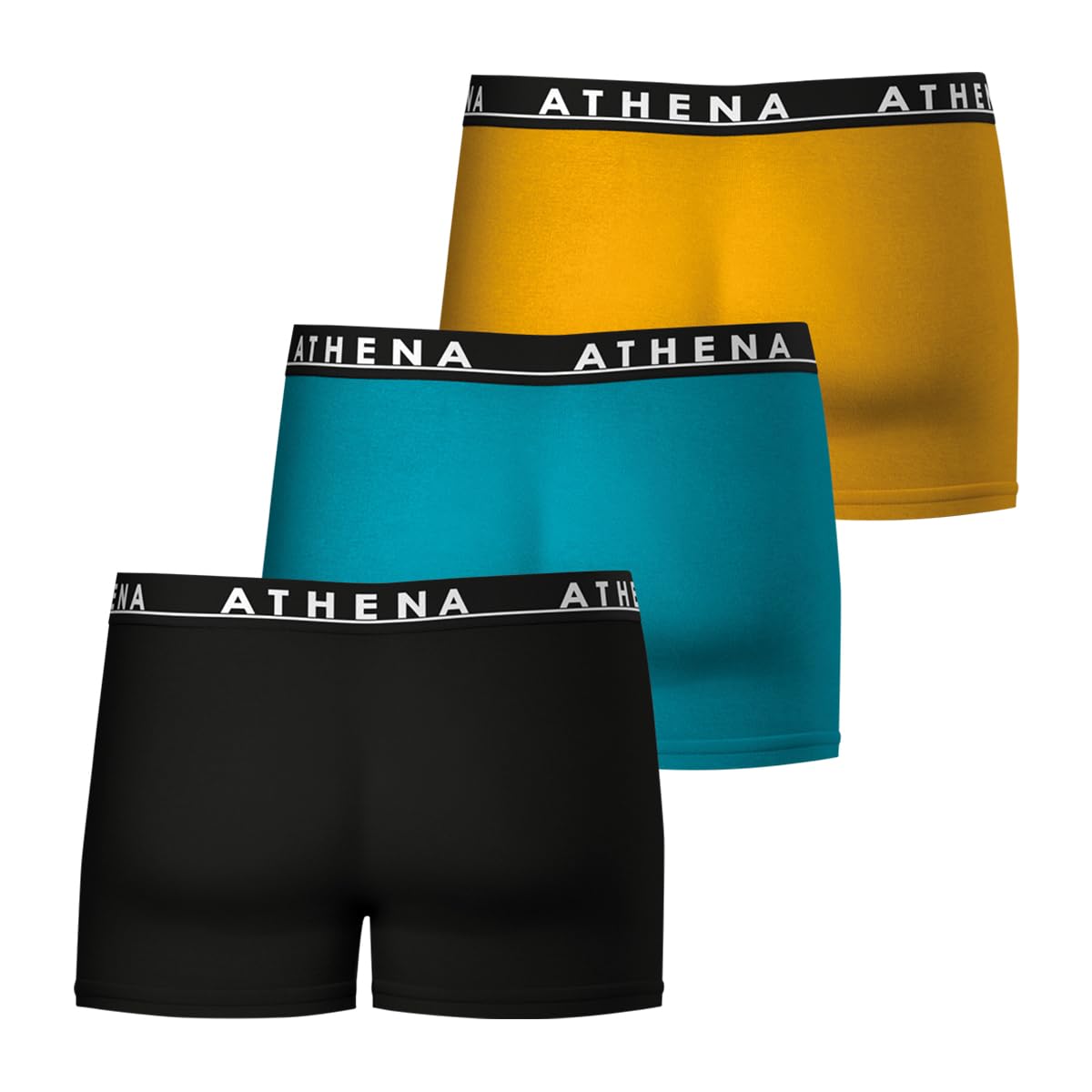 athena-easy-color-lot-3-boxers-homme-coton-noir image 3