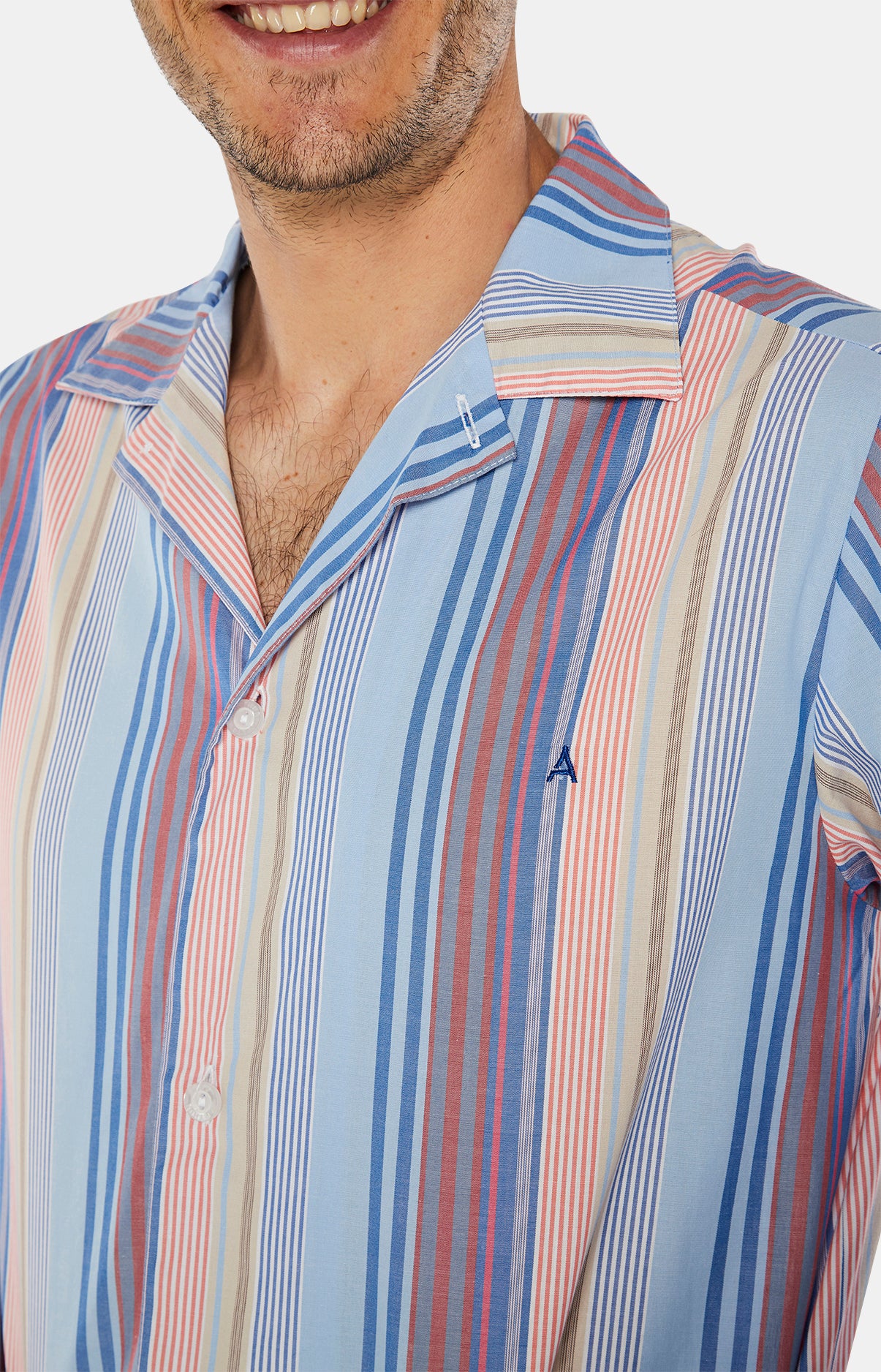 arthur-bob-tampa-pyjama-homme-bleu-ray-coton image 5