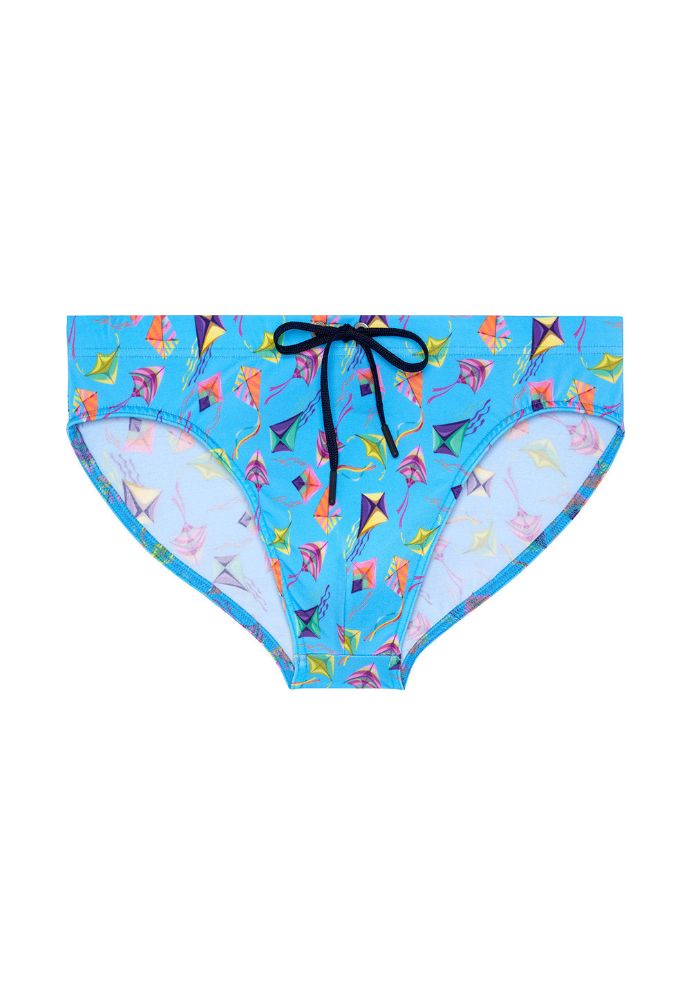 hom-lido-slip-de-bain-blue-print-sport image 1