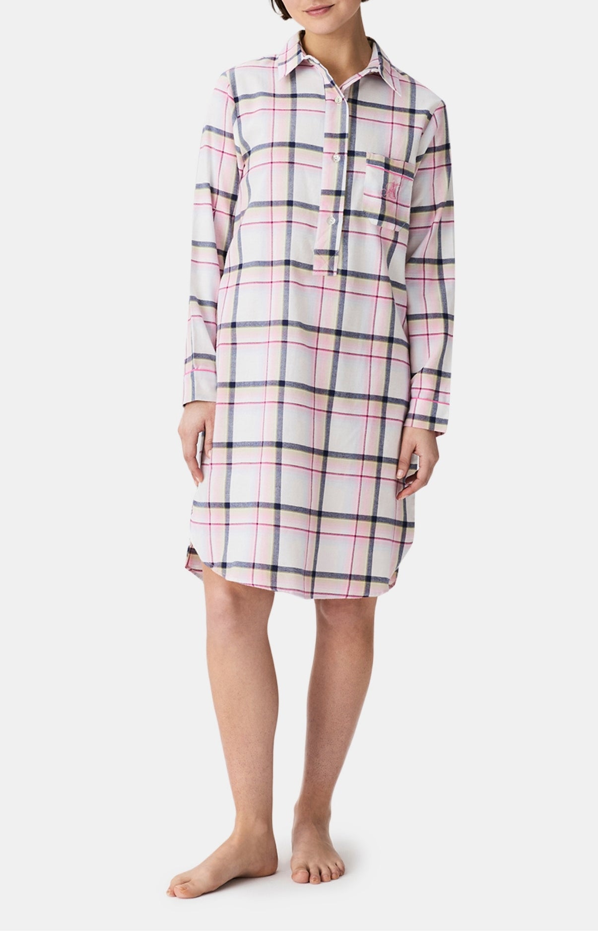 arthur-bob-lola-chemise-de-nuit-rose-flanelle image 4