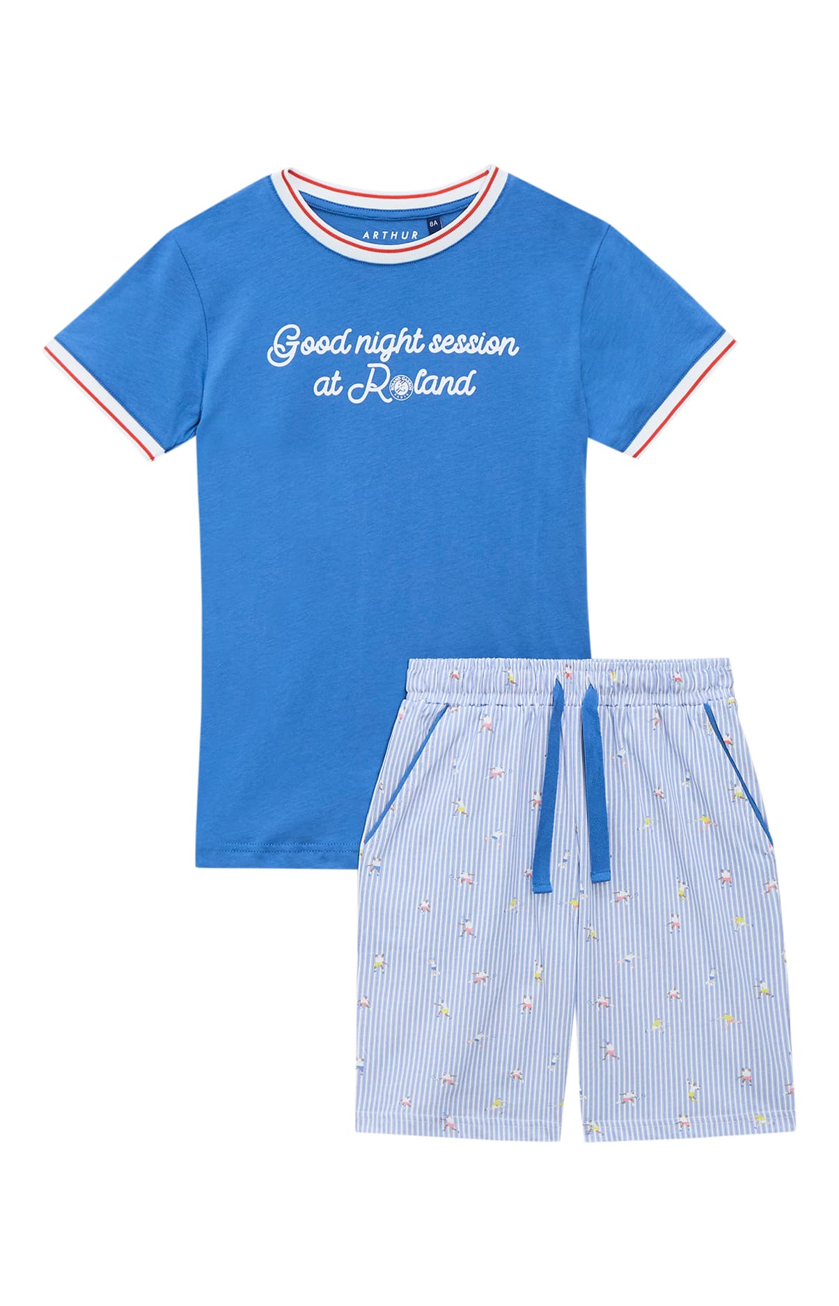 arthur-bob-pyjashort-enfant-good-night-bleu image 3