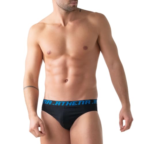 athena-my-petit-prix-lot-4-slips-homme-coton-stretch-noir-gris-bleu image 8