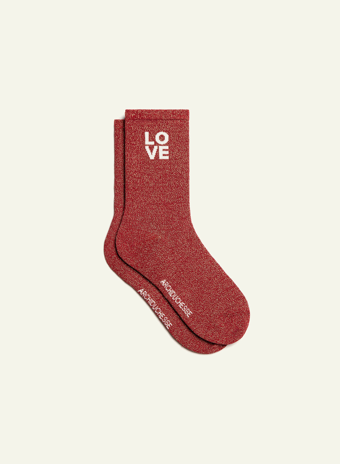 archiduchesse-fantaisie-pair-fect-love-chaussettes-rouge-lurex image 2
