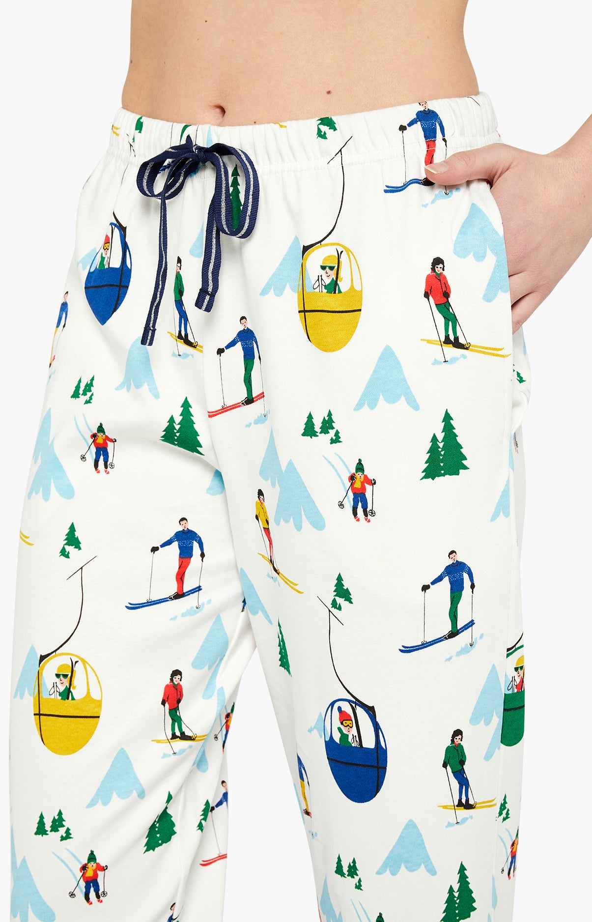 arthur-bob-pyjama-mont-pyjama-blanc-coton-bio-femme image 6