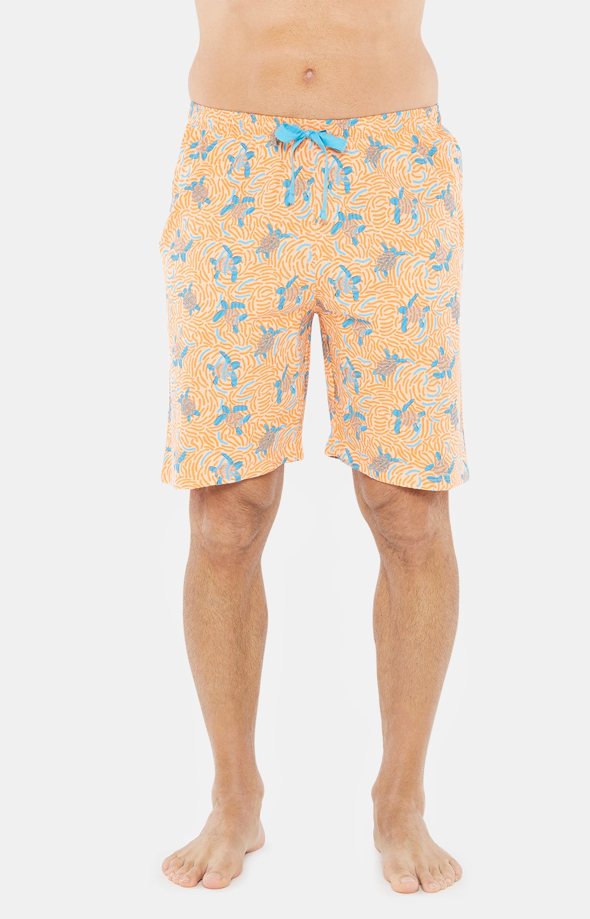 arthur-bob-tortue-pyjashort-coton-orange image 5