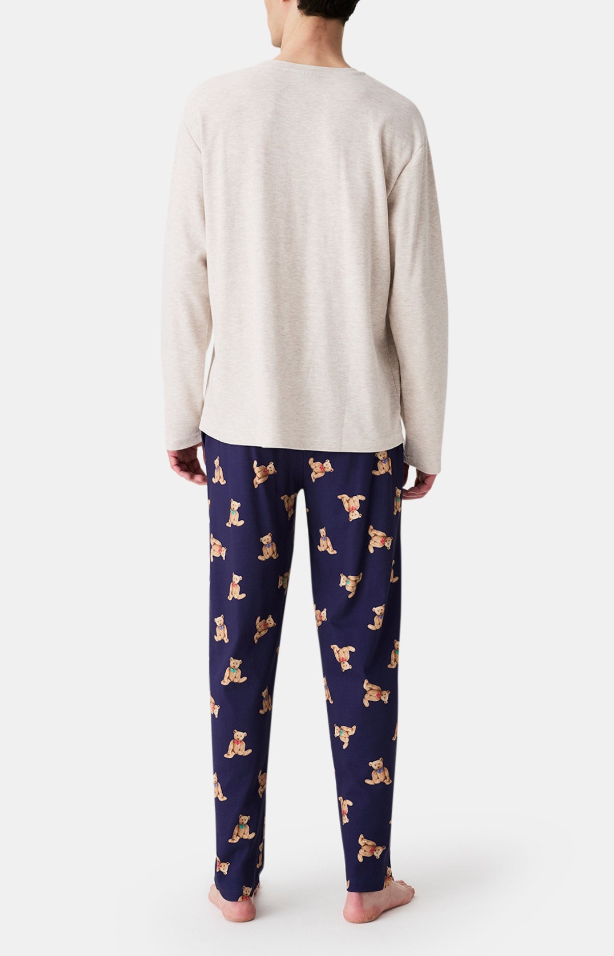 arthur-bob-old-teddy-pyjama-homme-marine-coton-bio-chaud image 6