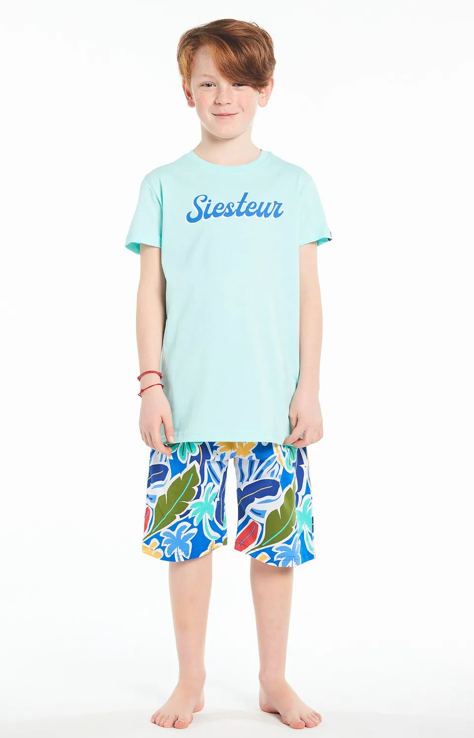 arthur-bob-pyjashort-malibu-roi-coton-bio-enfant image 1