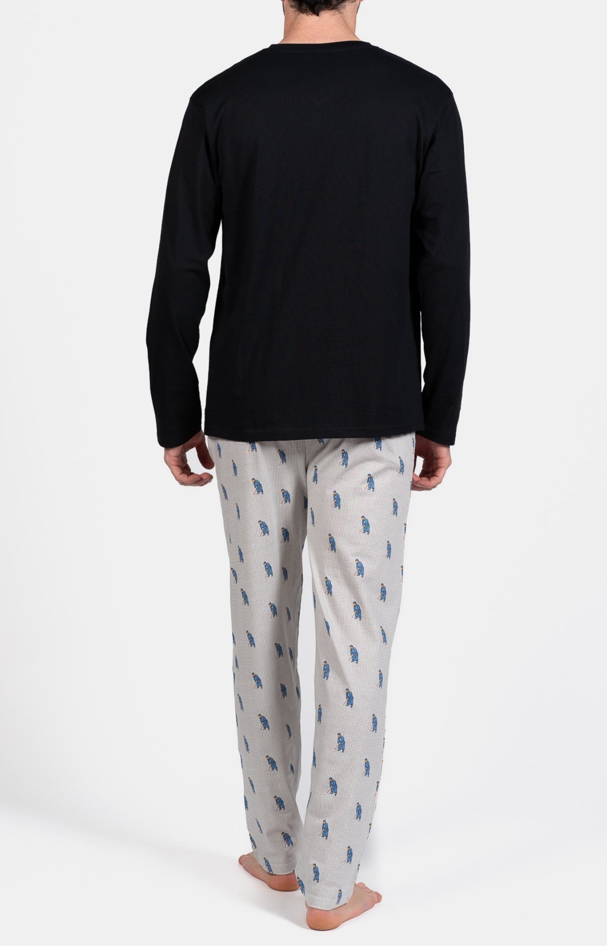 arthur-bob-pyjama-night-clubber-coton-gris-m image 6
