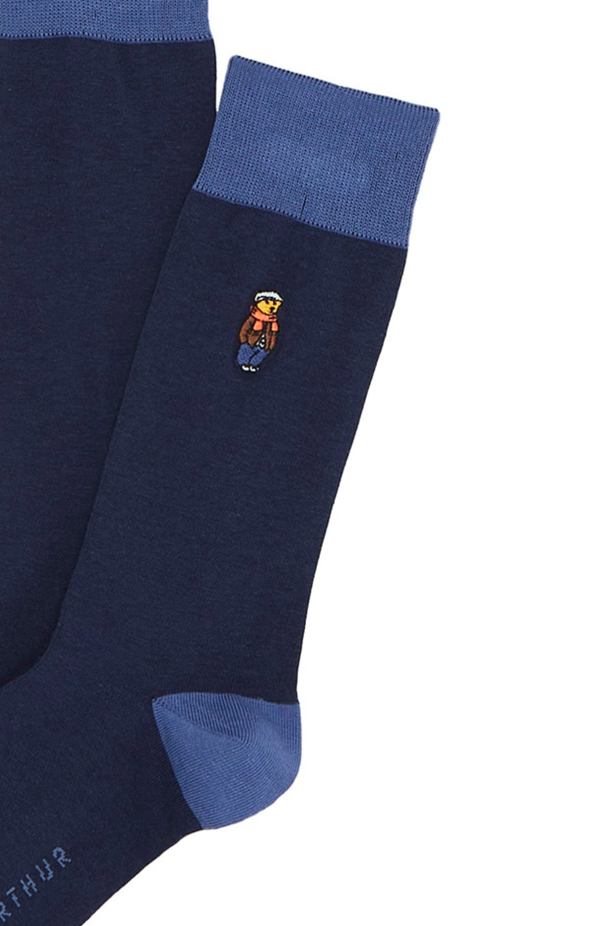 arthur-bob-oliver-twist-chaussettes-marine-40-46 image 2
