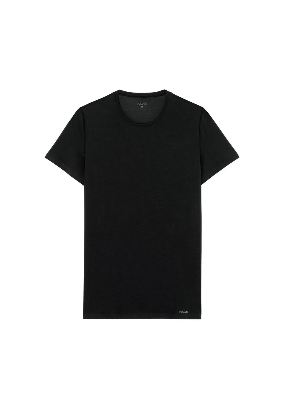 hom-h-fresh-403003-tee-shirt-homme-noir-col-rond-taille-l image 1