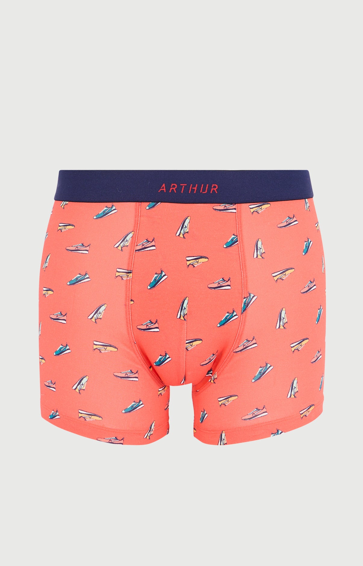 arthur-bob-sneakers-boxer-homme-rouge-coton-bio-2 image 3