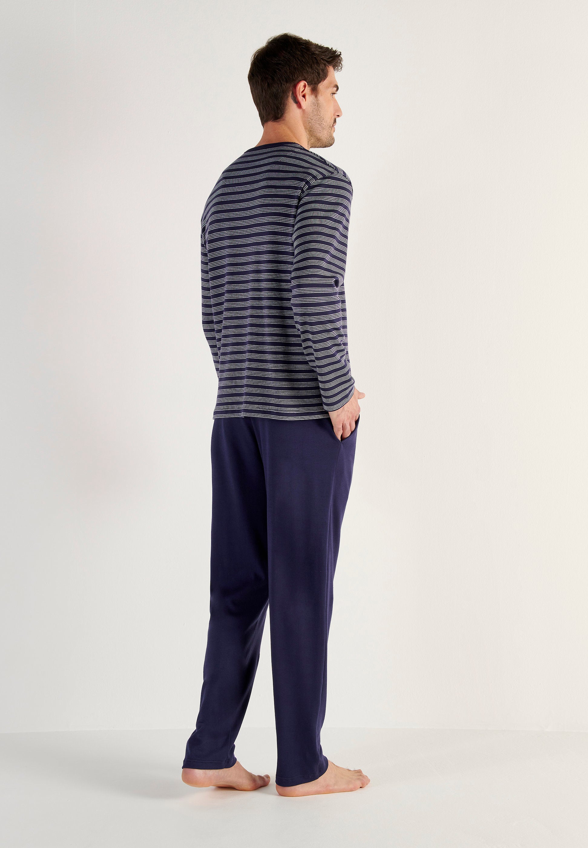 hom-modal-comfort-freedom-pyjama-homme-ray-coton image 6