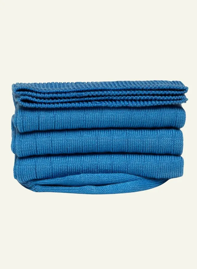 archiduchesse-de-luxe-chaussettes-bleu-gitanes-fil-cosse image 1