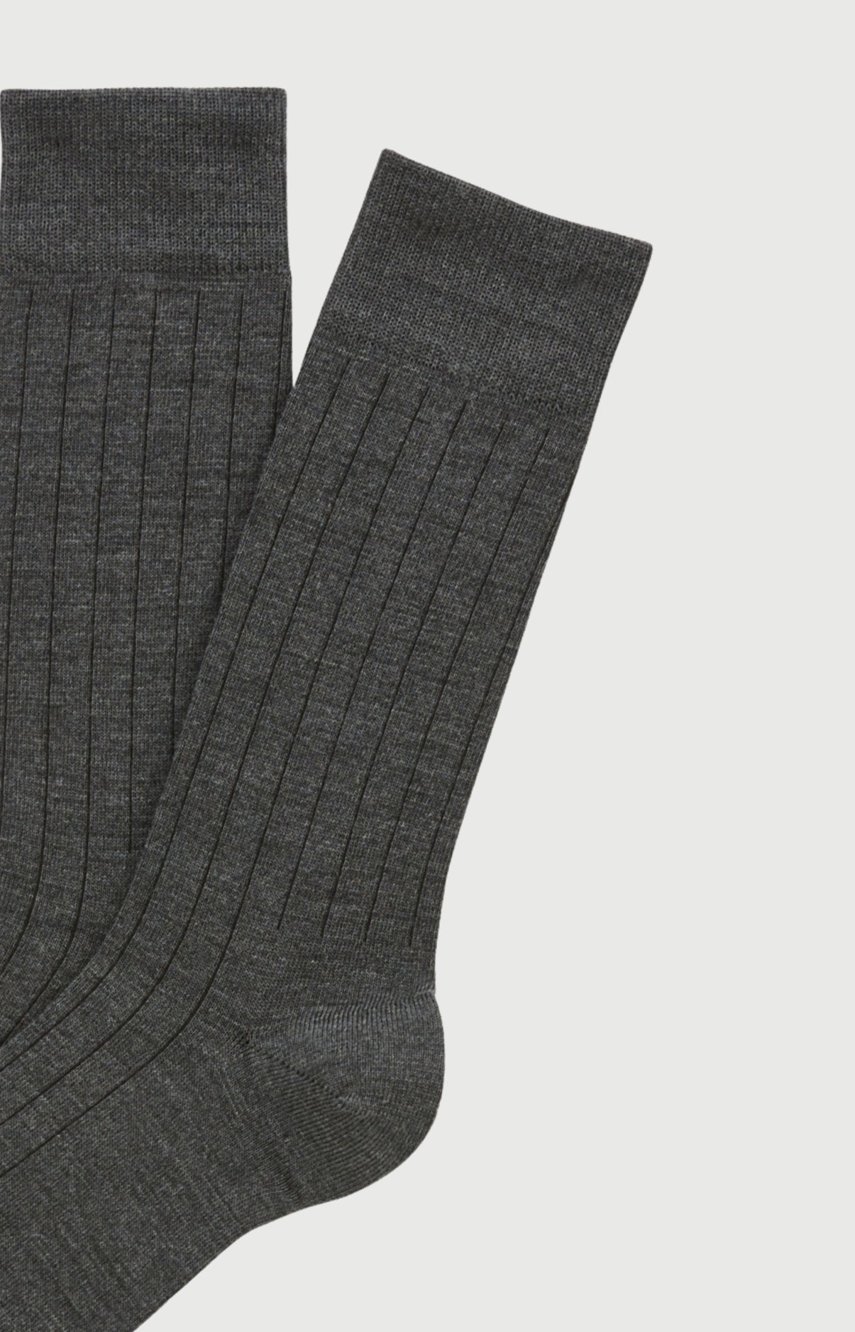 arthur-bob-chaussettes-homme-anthracite-laine-coton image 2