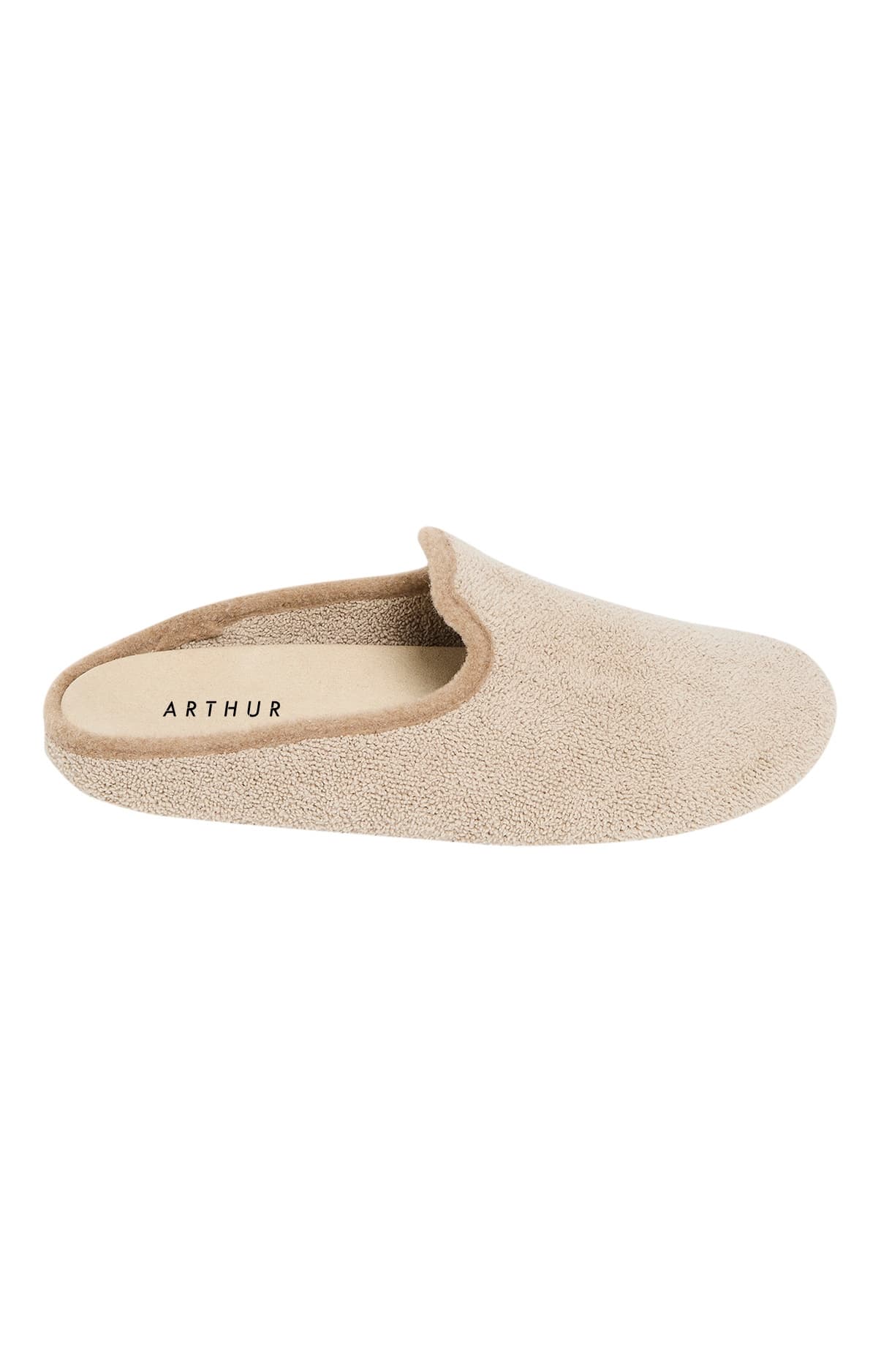 arthur-bob-ponge-beige-mules-taupe-semelle-cuir image 1