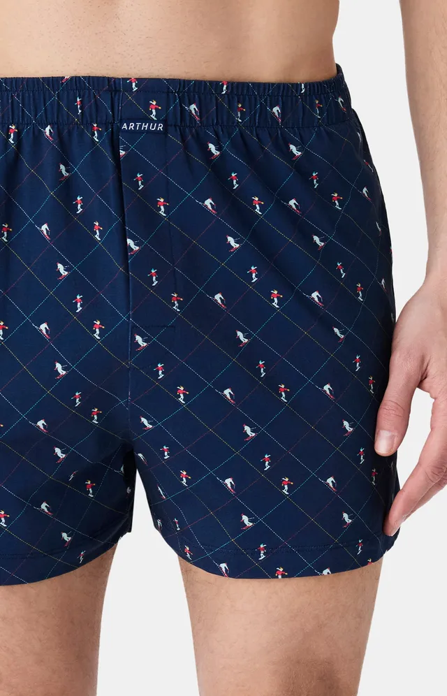 arthur-le-club-ski-cale-on-homme-coton-bio-marine image 1
