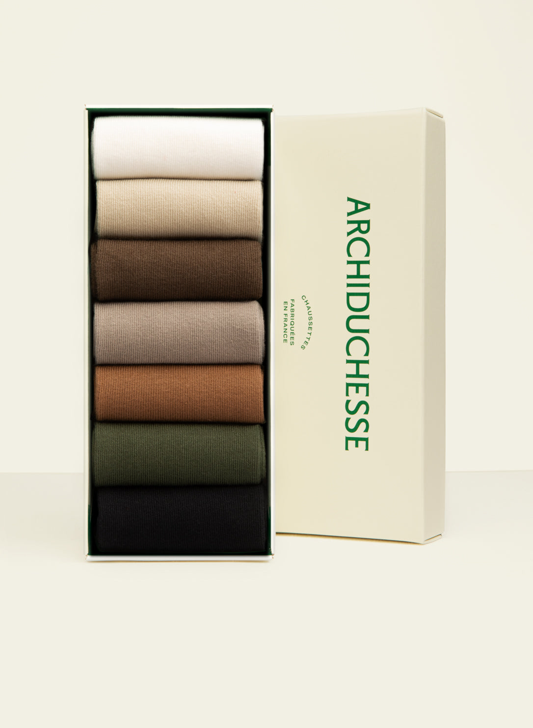 archiduchesse-de-ville-semainier-chaussettes-coton-36-41-classique image 1